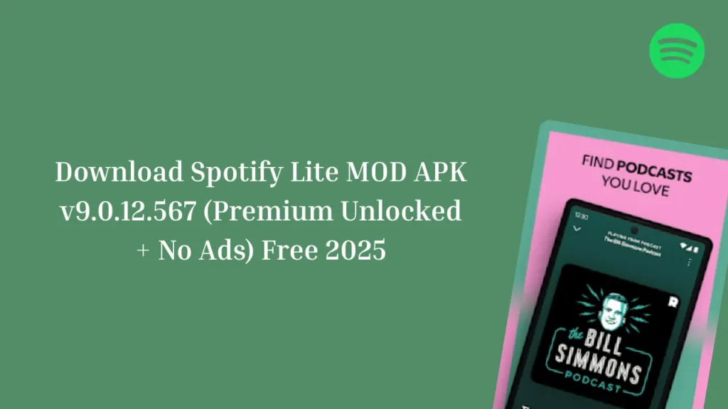 Download Spotify Lite MOD APK v9.0.12.567 (Premium Unlocked + No Ads) Free 2025