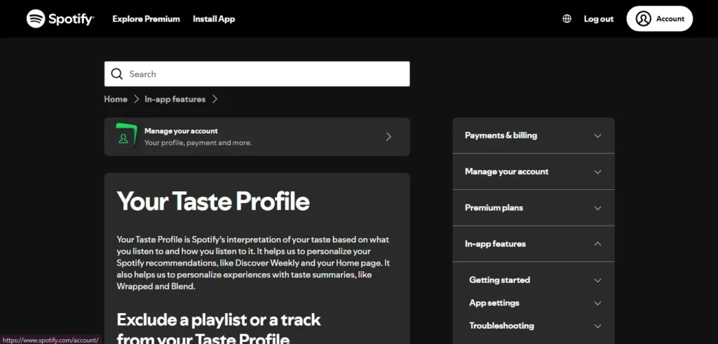 Music Preferences and Usage spotify lite