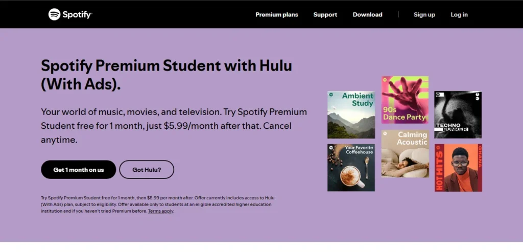 Spotify Student Plan – Details